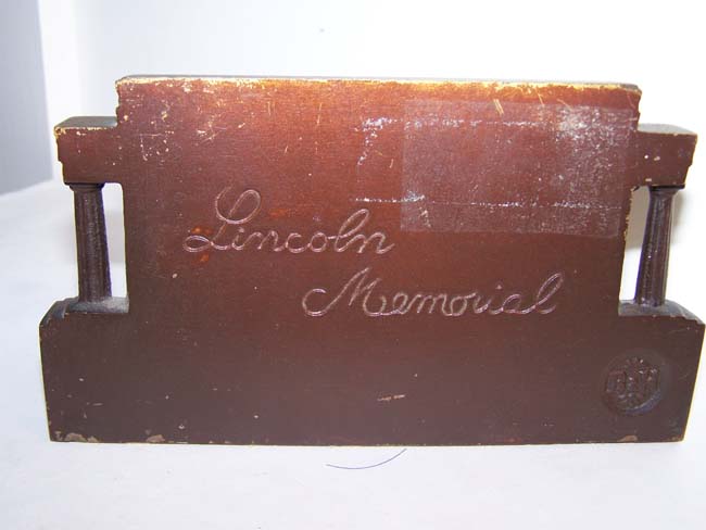 A Pair of Antique Bookends by Bradley& Hubbard depicting the "LINCOLN MEMORIAL" circa 1925 — image 3